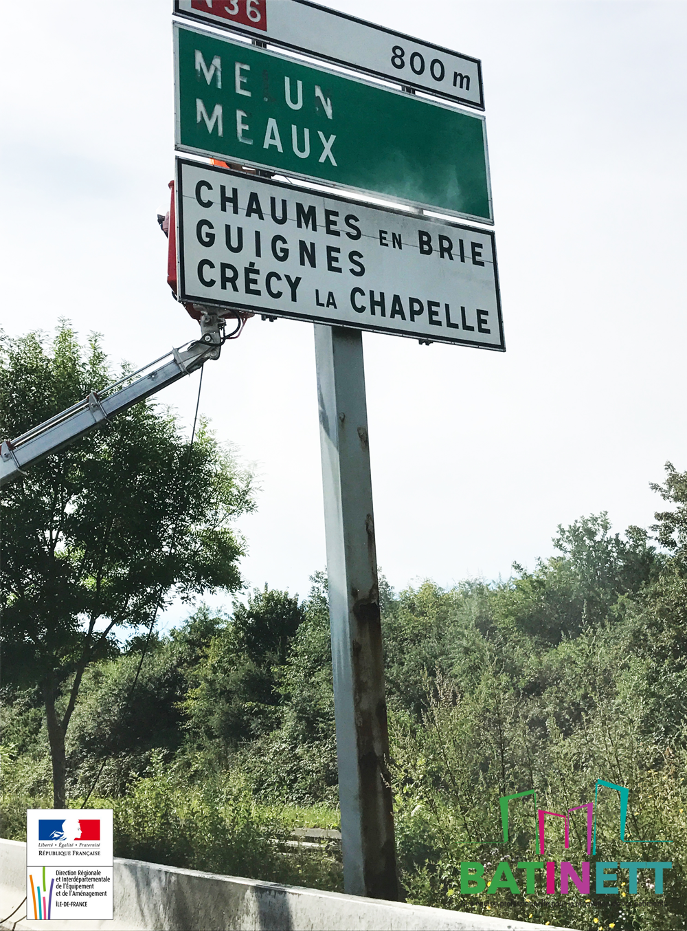 entretien et nettoyage des routes nationales N36