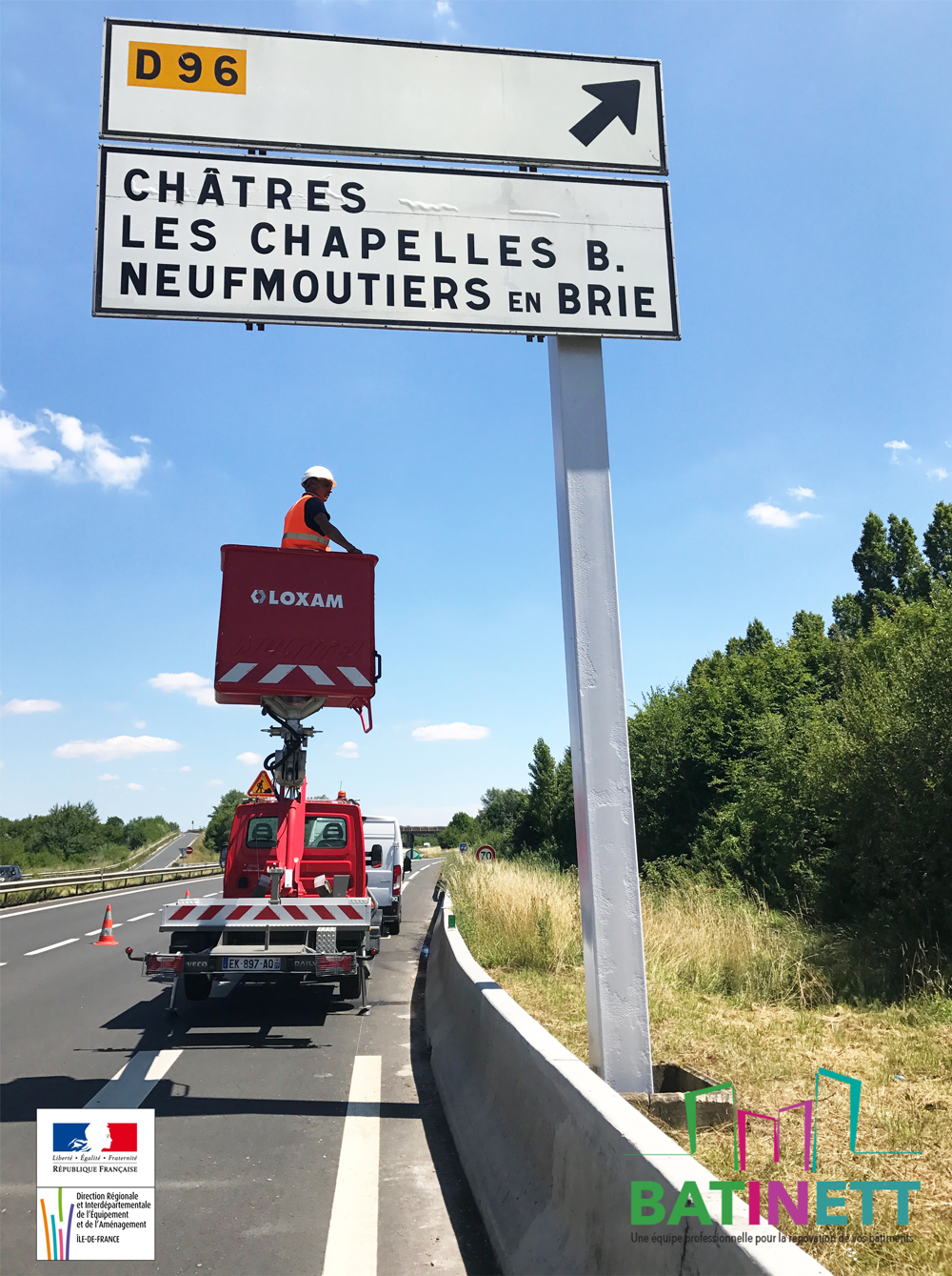 nettoyage des routes departementales D96